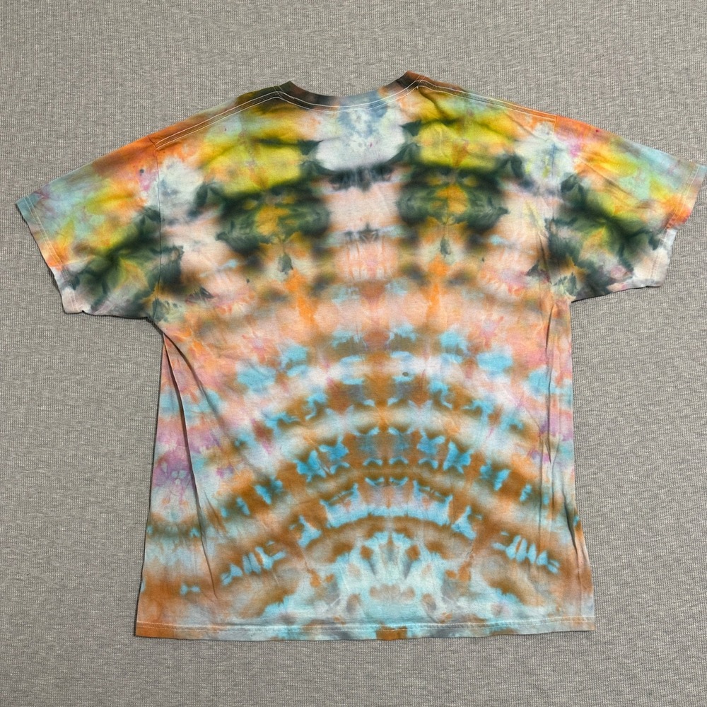 Hanes Heavyweight Barack Obama Tie Dye Graphic T-Shirt Multicolor Mens Size XL - Picture 2 of 16